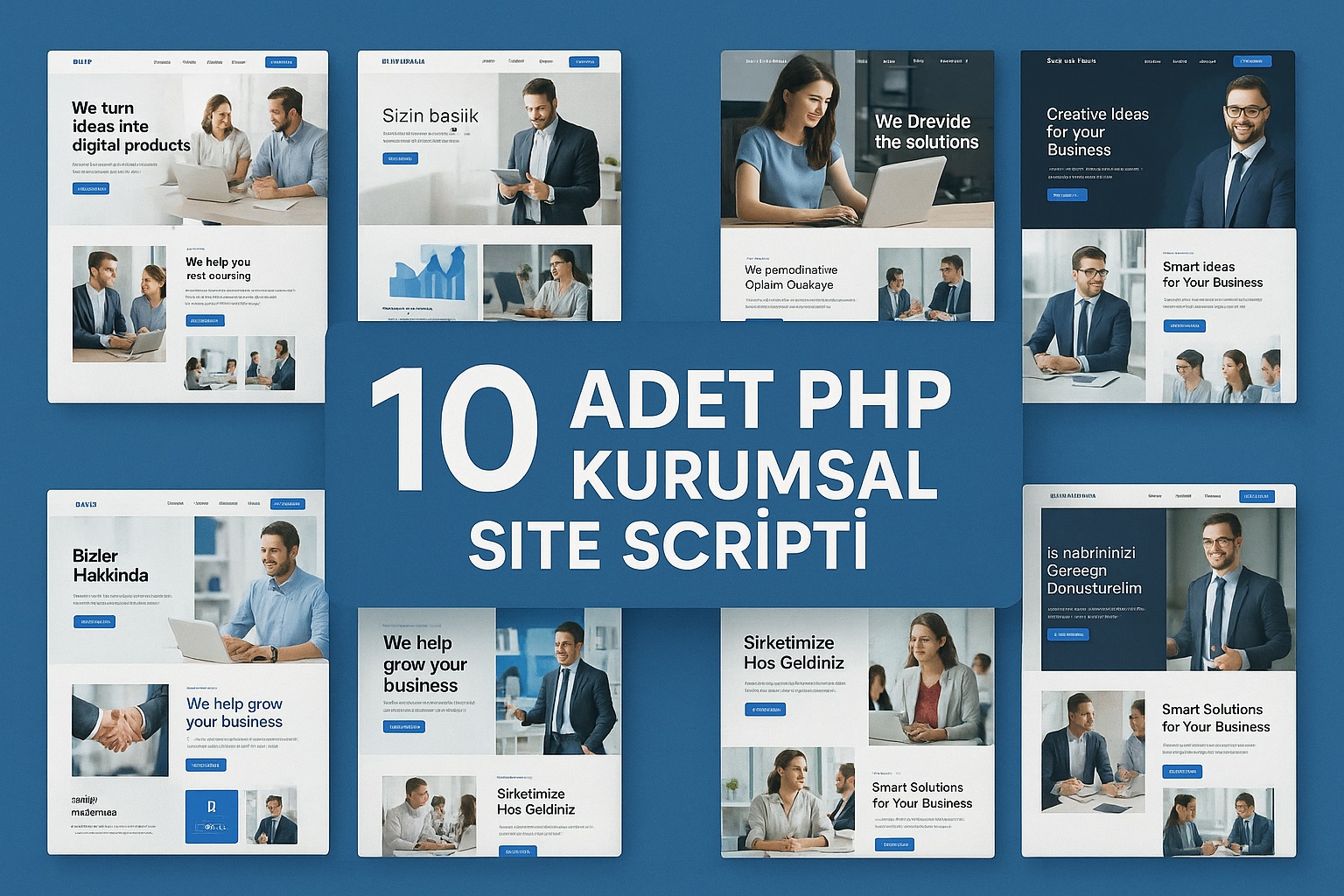10 Adet Php Kurumsal Site Scripti 1